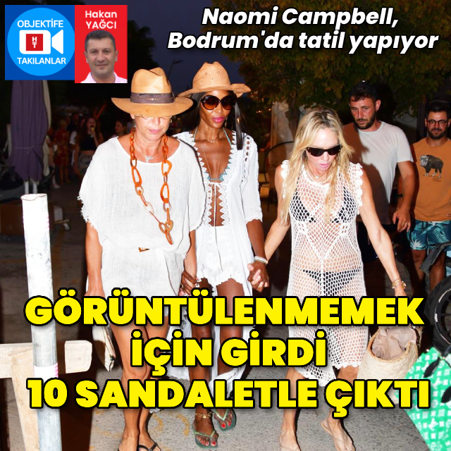 Görüntülenmemek için girdi 10 sandaletle çıktı
