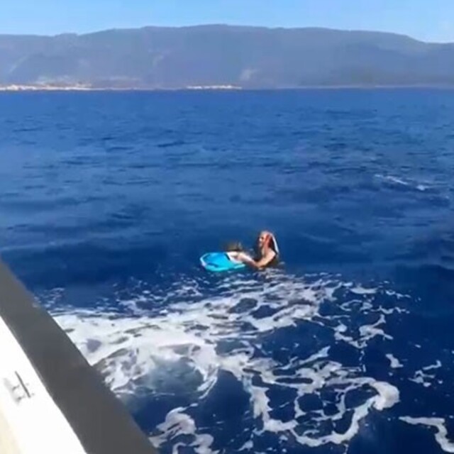 Firari yüzerek Yunan adasına kaçmaya çalıştı