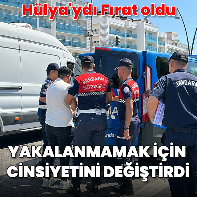 Yakalanmamak için cinsiyetini değiştirdi