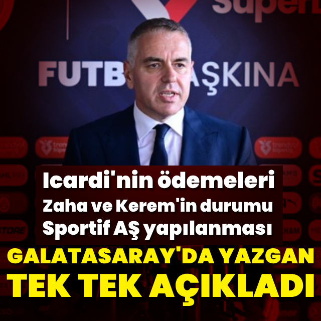Eray Yazgan tek tek açıkladı