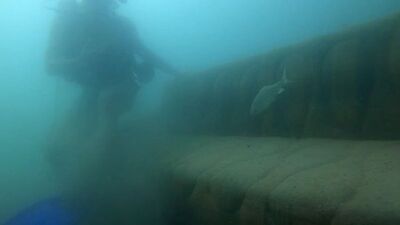 Keban Baraj Gölü'nde koltuk bulundu