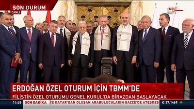 Filistin lideri Abbas, TBMM'ye hitap etti