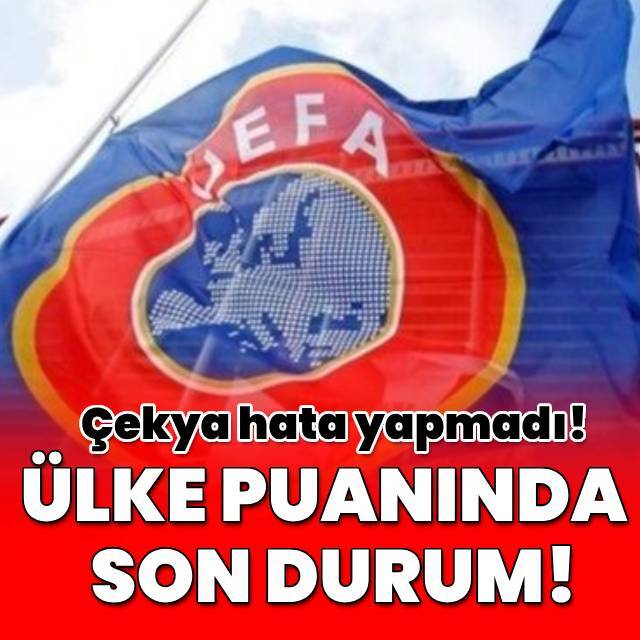 Ülke puanı sıralamasında son durum!