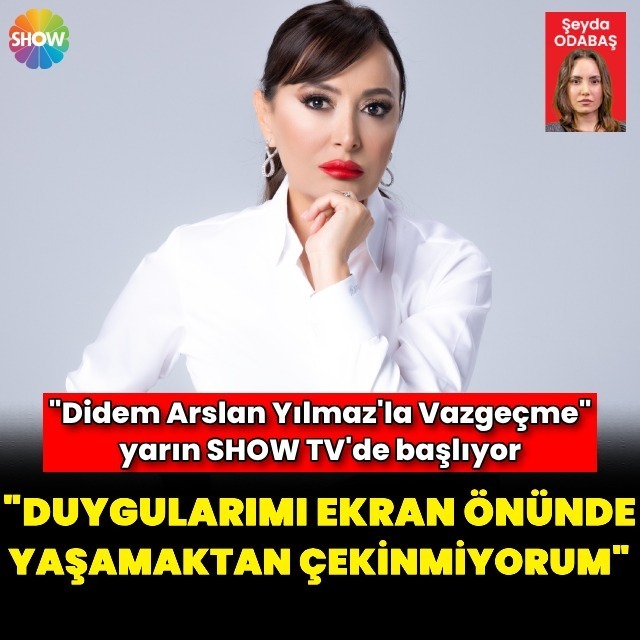 "Duygularımı ekran önünde yaşamaktan asla çekinmiyorum"