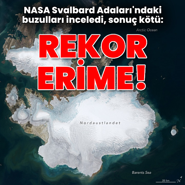 NASA açıkladı: Buzullarda rekor erime