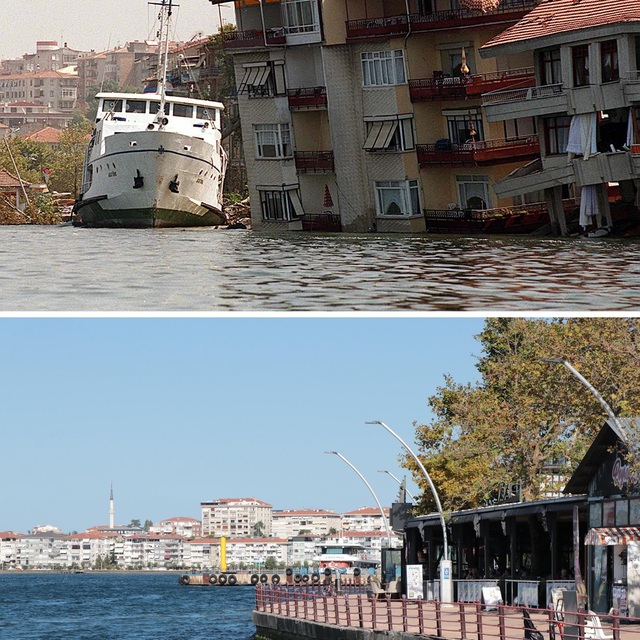 Felaketin 25. yıl dönümü: 17 Ağustos 1999 Marmara Depremi'nde yıkımın yaşandığı alanlar yeniden görüntülendi
