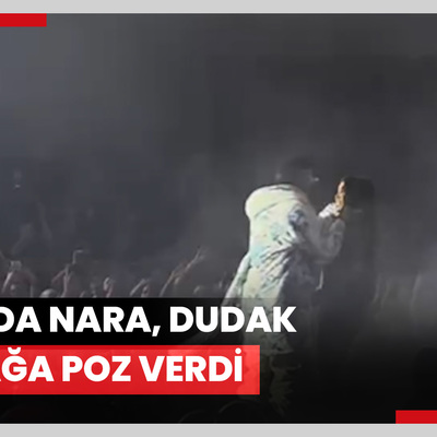 Wanda Nara, dudak dudağa poz verdi