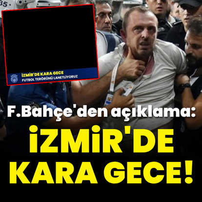 "İzmir'de kara gece"