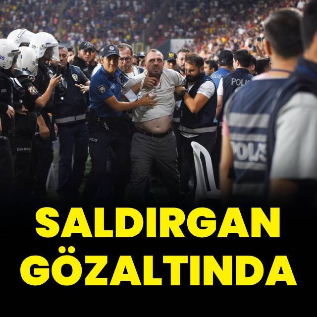 O saldırgan yakalandı!