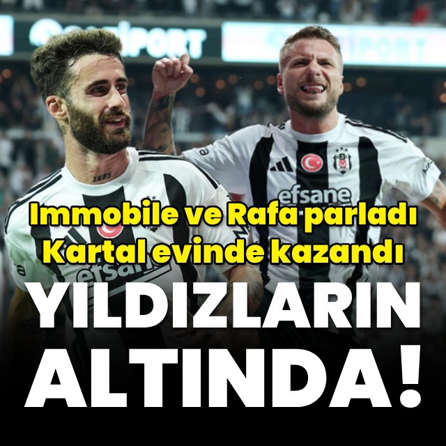 Beşiktaş yıldızlarıyla kazandı!