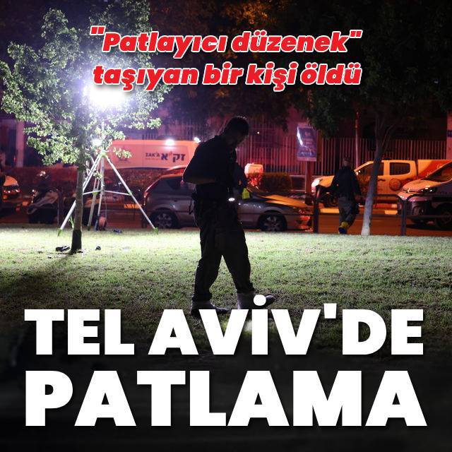 Tel Aviv'de patlama!