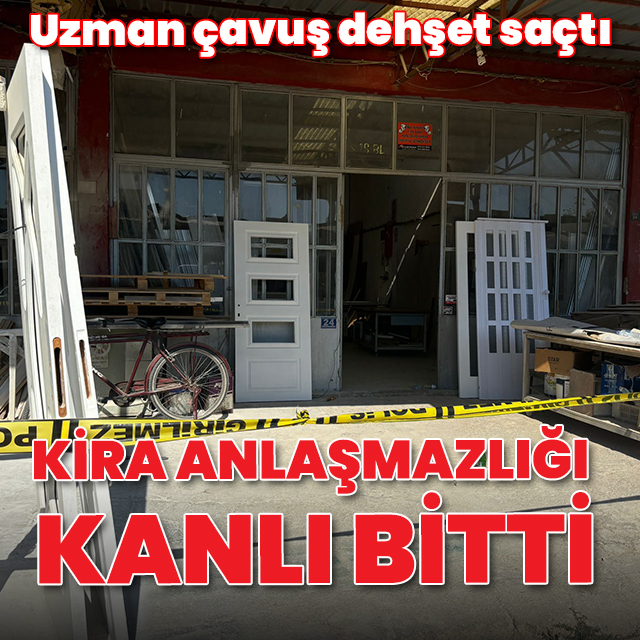 Kira anlaşmazlığı cinayetle bitti