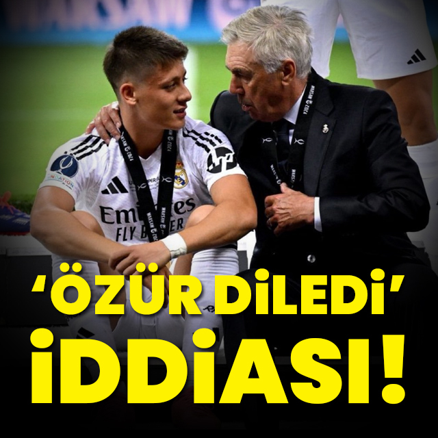 Özür diledi iddiası!
