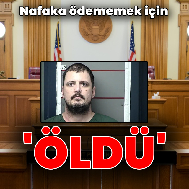 Nafaka ödememek için 'öldü'