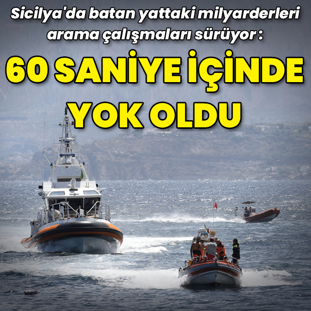 Sicilya'da batan yattaki kayıplar robotlarla aranıyor