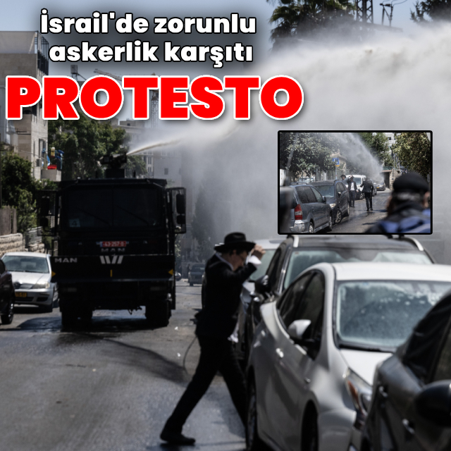 İsrail'de zorunlu askerlik karşıtı gösteri