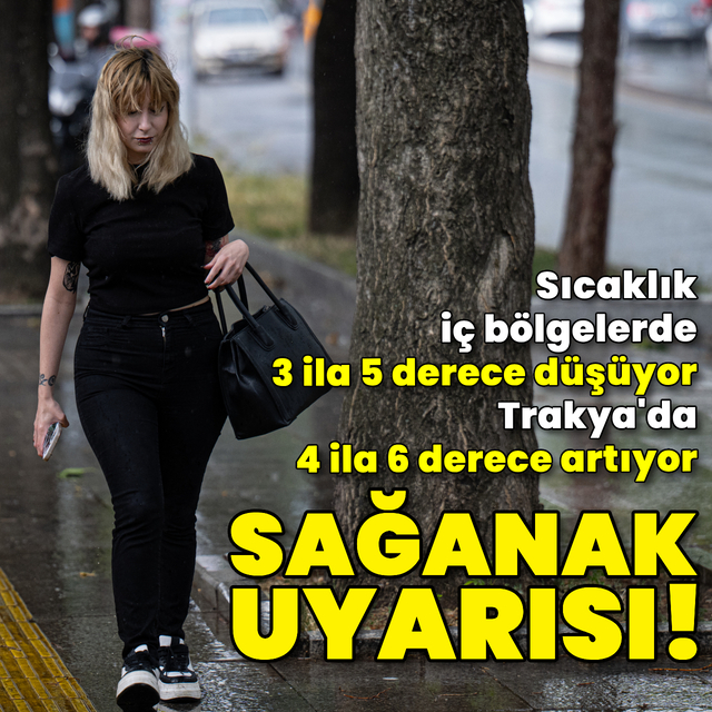 Meteoroloji'den bu bölgeler için sağanak uyarısı!