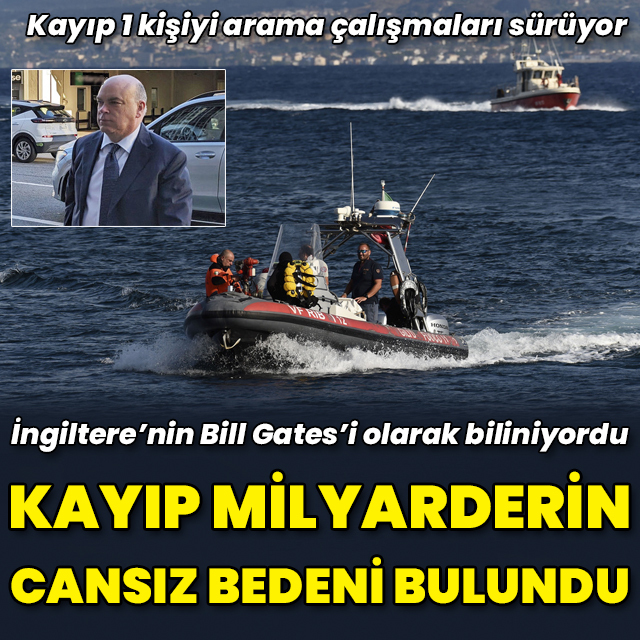 Kayıp milyarderin cansız bedeni bulundu
