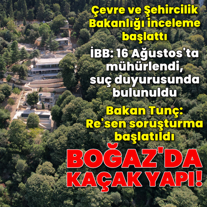  Vaniköy'deki villa inşaatına inceleme