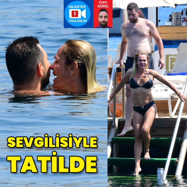 Sevgilisiyle tatilde