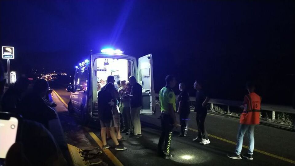 Düzce'de zincirleme trafik kazası: 5 yaralı