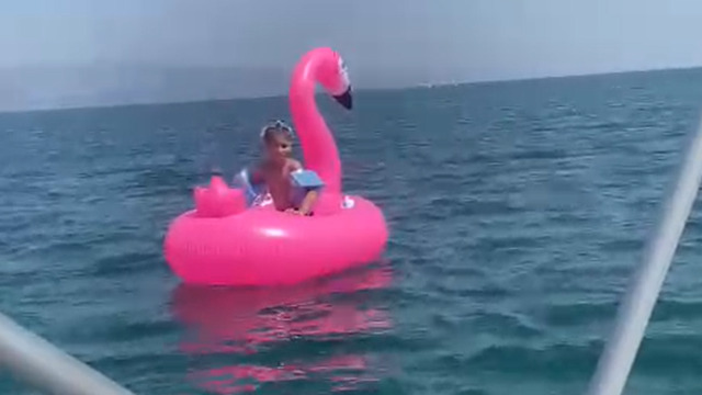 Denizde korku dolu anlar