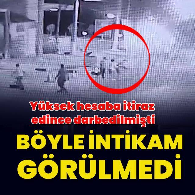 Hesaba itiraz edince darbedilmişti, otomobille ezdi!
