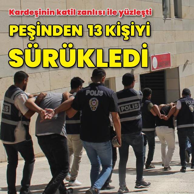 Kardeşinin katil zanlısını vurdu