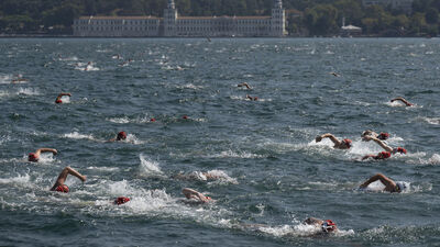 Boğaziçi Kıtalararası Yüzme Yarışı heyecanı