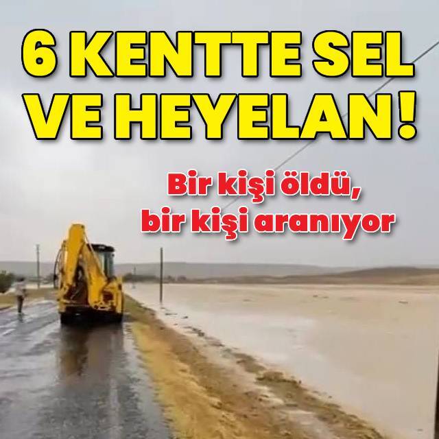 Yurtta sel ve heyelan!