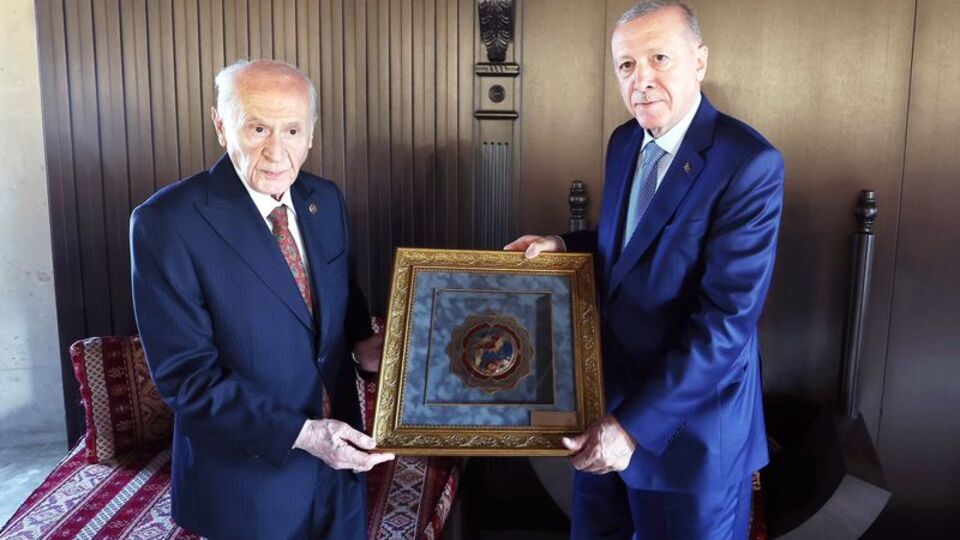 Cumhurbaşkanı Erdoğan MHP lideri Bahçeli ile görüştü