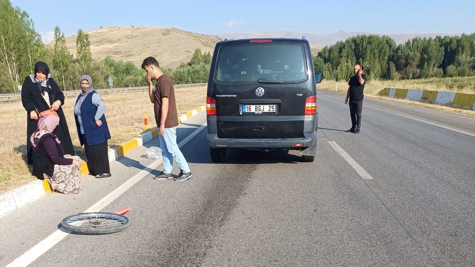 76 yaşındaki bisikletli kaza kurbanı