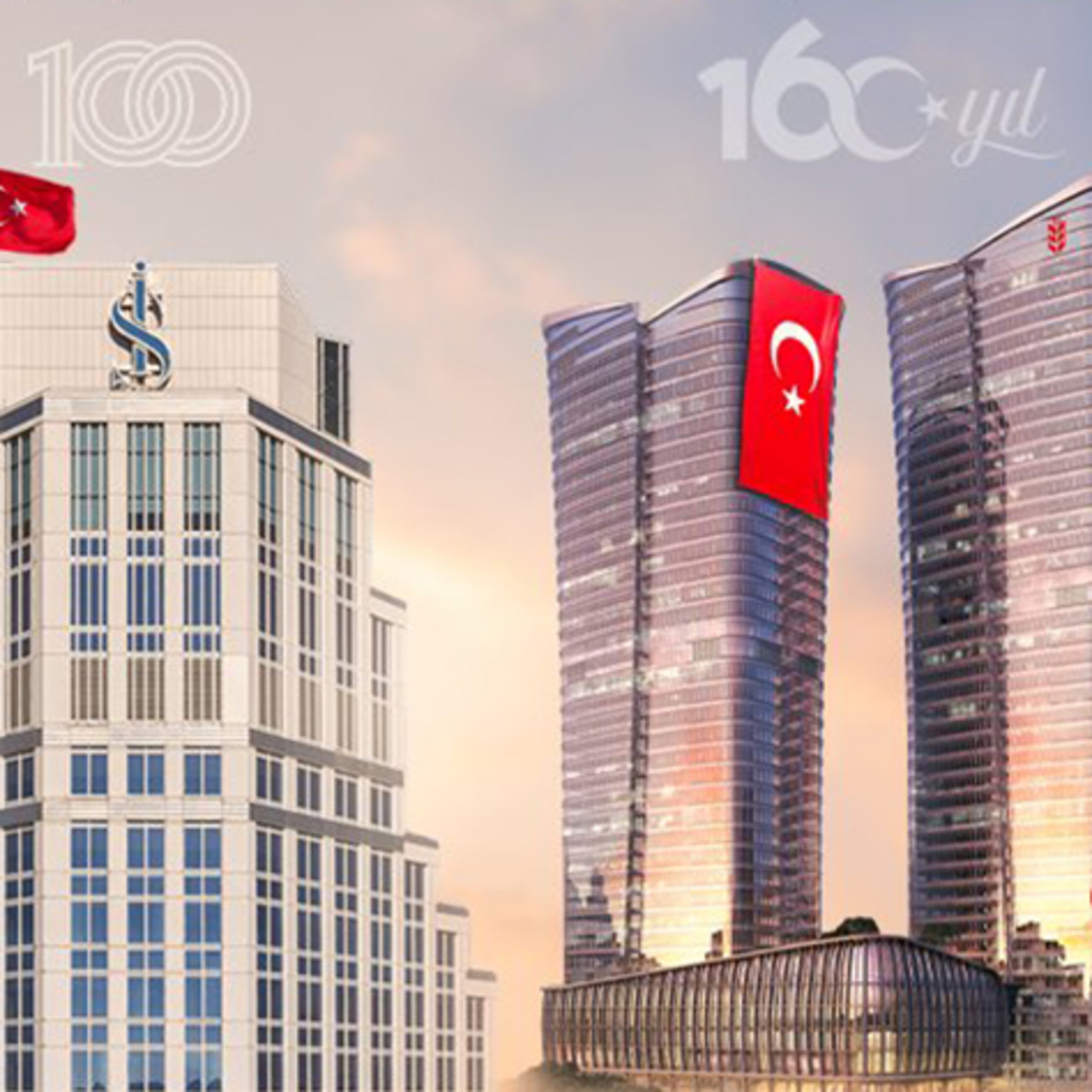 Bankalar arası esprili kutlama