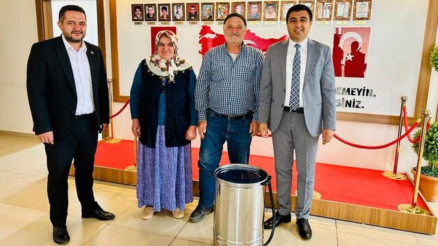 Durağan'da makine desteği