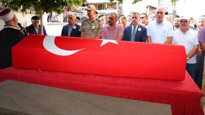 Kıbrıs gazisi son yolculuğuna uğurlandı