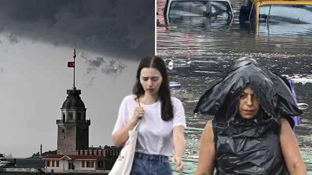 İstanbul'u sağanak vurdu: Araçlar mahsur kaldı, ağaçlar yıkıldı, ev ve iş yerlerini su bastı