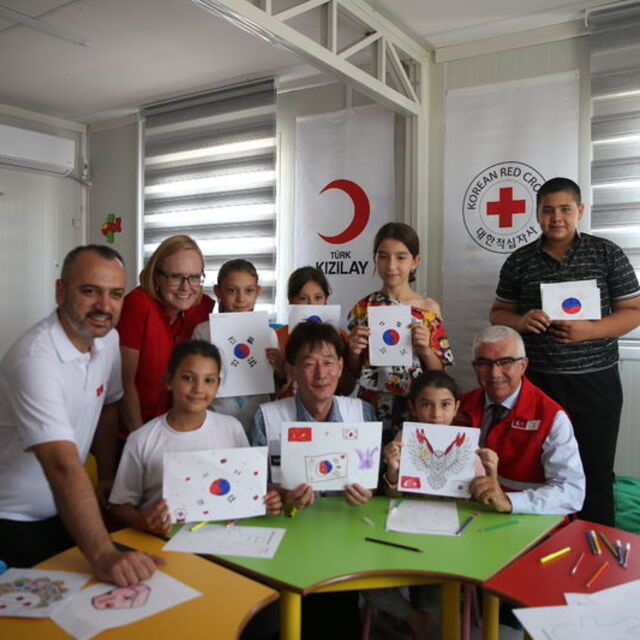 Kahramanmaraş'a Kore Kızılhaçı desteği