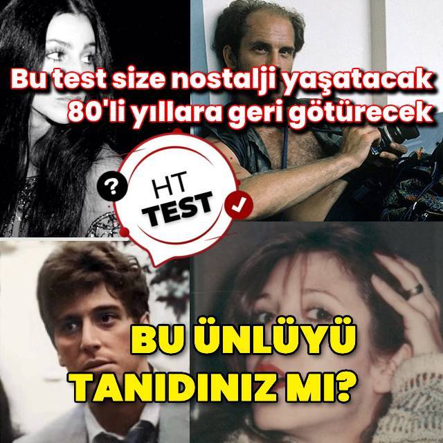 80'ler testi: Bu ünlüleri tanıdınız mı?