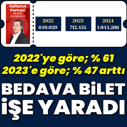  Bedava bilet işe yaradı