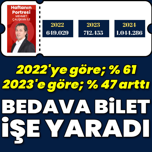 Bedava bilet işe yaradı