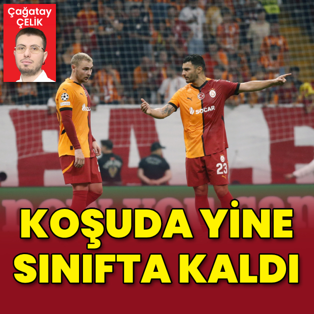 Koşuda sınıfta kaldı!