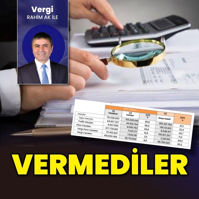 Vergi gelirleri beklenenin altında