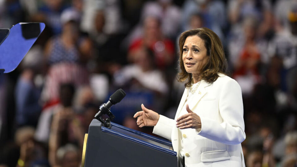 Harris'ten resmen aday olduktan sonra ilk röportaj