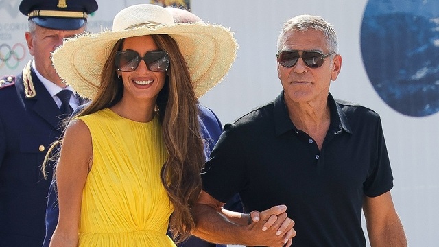 Clooney çiftinin Venedik stili