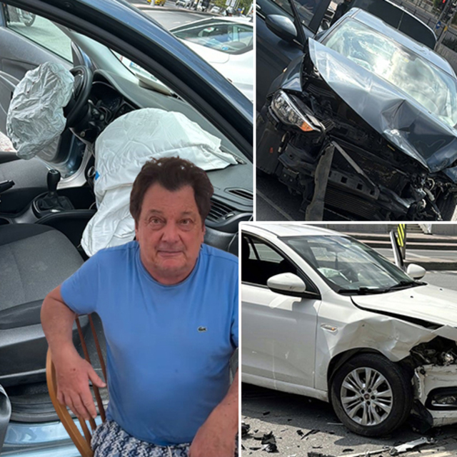 Vedat Milor trafik kazası geçirdi