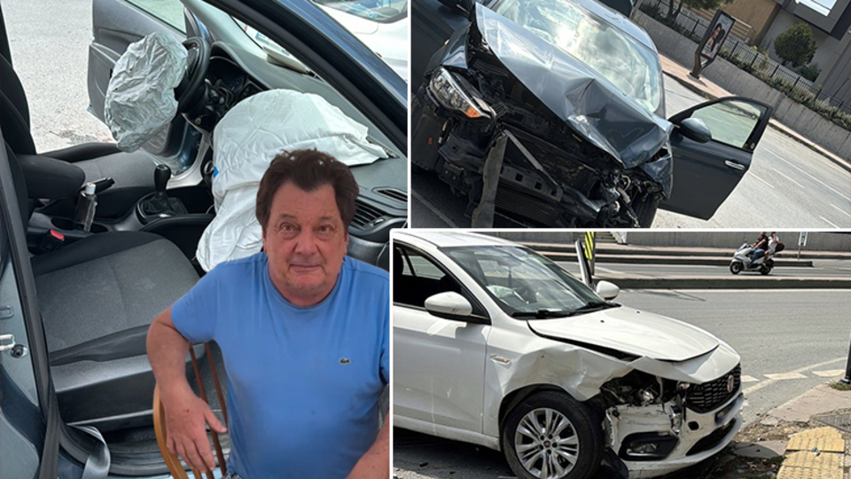 Vedat Milor trafik kazası geçirdi