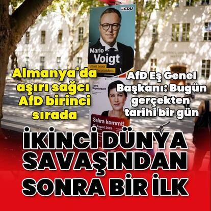 Almanya'da 2. Dünya Savaşı'ndan sonra bir ilk
