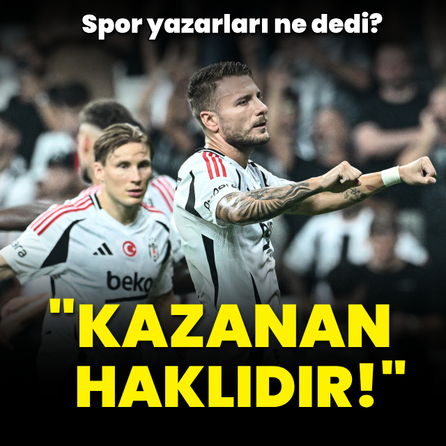 "Kazanan haklıdır"