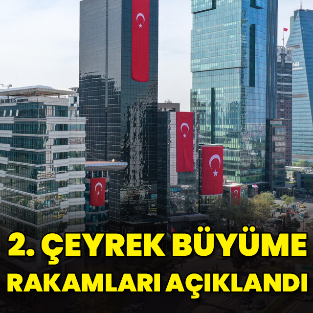 TÜİK ikinci çeyrek büyüme rakamlarını açıkladı