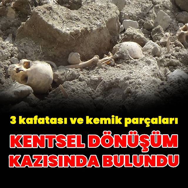 Yıkım çalışmasında insan kemikleri bulundu!